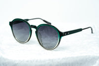 Thumbnail for Kris Van Assche Sunglasses with Oval Green Clear Gunmetal and Grey Graduated Lenses - KVA79C3SUN - Watches & Crystals