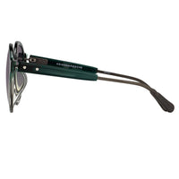Thumbnail for Kris Van Assche Sunglasses with Oval Green Clear Gunmetal and Grey Graduated Lenses - KVA79C3SUN - Watches & Crystals