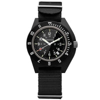 Thumbnail for Marathon Navigator With Date (NAV-D) Black Dial No Government Defence Standard Nylon WW194013BK-0104