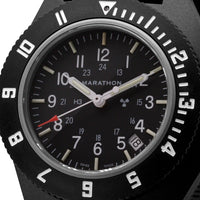 Thumbnail for Marathon Navigator With Date (NAV-D) Black Dial No Government Defence Standard Nylon WW194013BK-0104