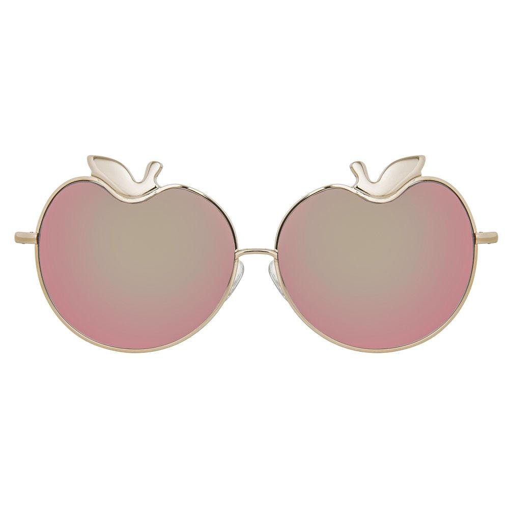 Markus Lupfer Sunglasses Special Apples Peach Mirror Lenses Category 3 Dark Tint ML12C6SUN - Watches & Crystals