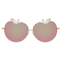 Thumbnail for Markus Lupfer Sunglasses Special Apples Peach Mirror Lenses Category 3 Dark Tint ML12C6SUN - Watches & Crystals