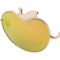 Thumbnail for Markus Lupfer Sunglasses Special Apples Peach Mirror Lenses Category 3 Dark Tint ML12C6SUN - Watches & Crystals