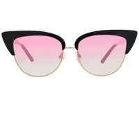 Thumbnail for Matthew Williamson Sunglasses Cat Eye Black Aluminium with Peach Lenses MW180C4SUN - Watches & Crystals