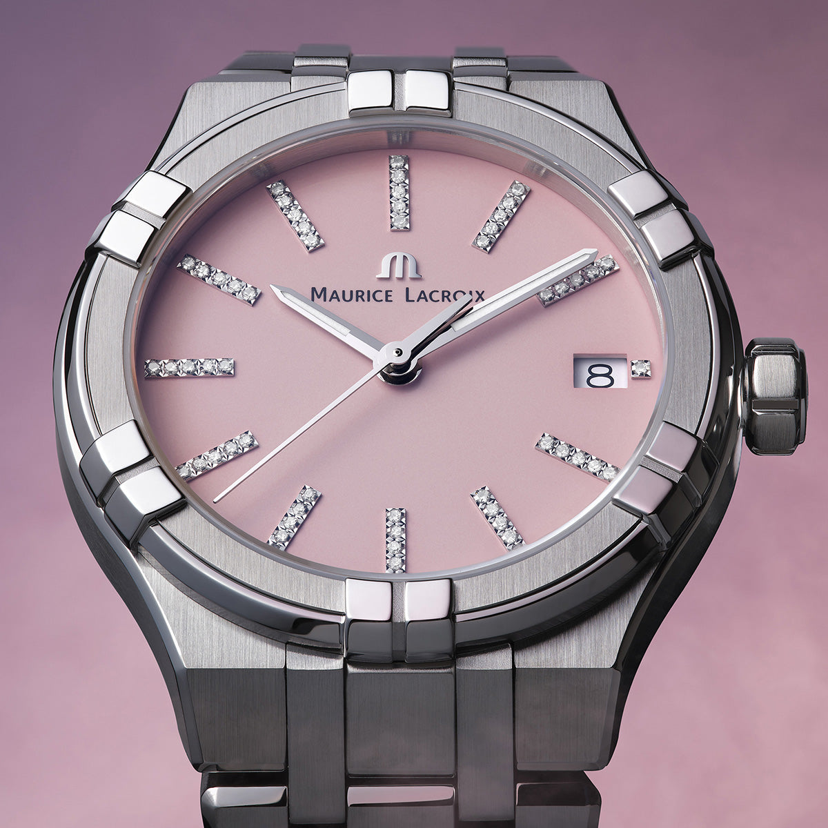 Maurice Lacroix Ladies' Watch 35mm Aikon Quartz Colours Pink