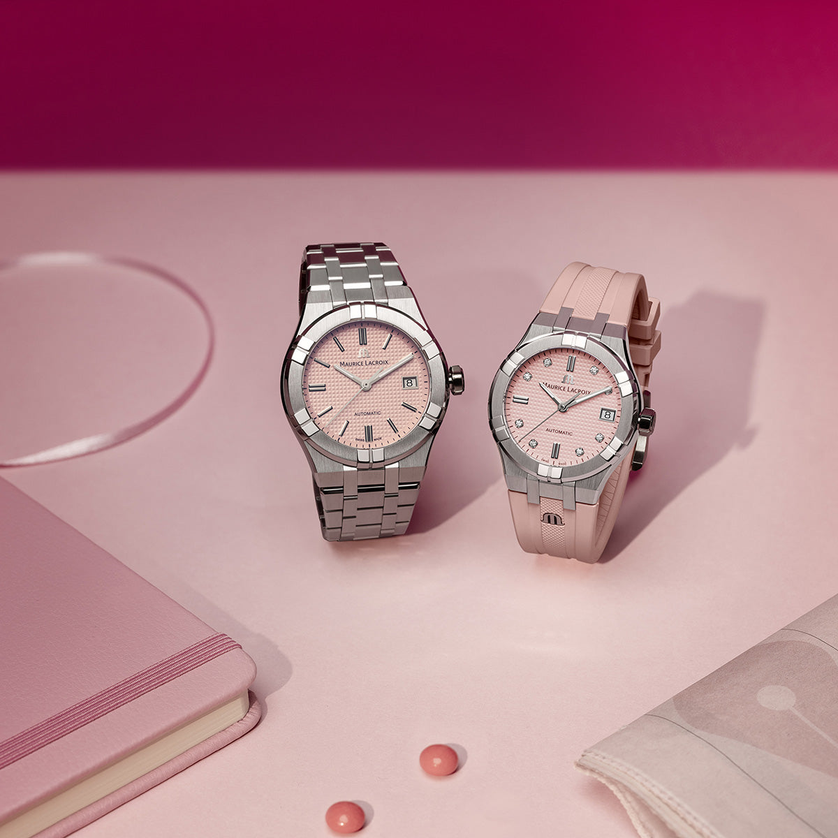 Maurice Lacroix Ladies' Watch 35mm Aikon Automatic Pink