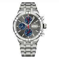 Thumbnail for Maurice Lacroix Men’s Watch 44mm Aikon Chronograph Grey