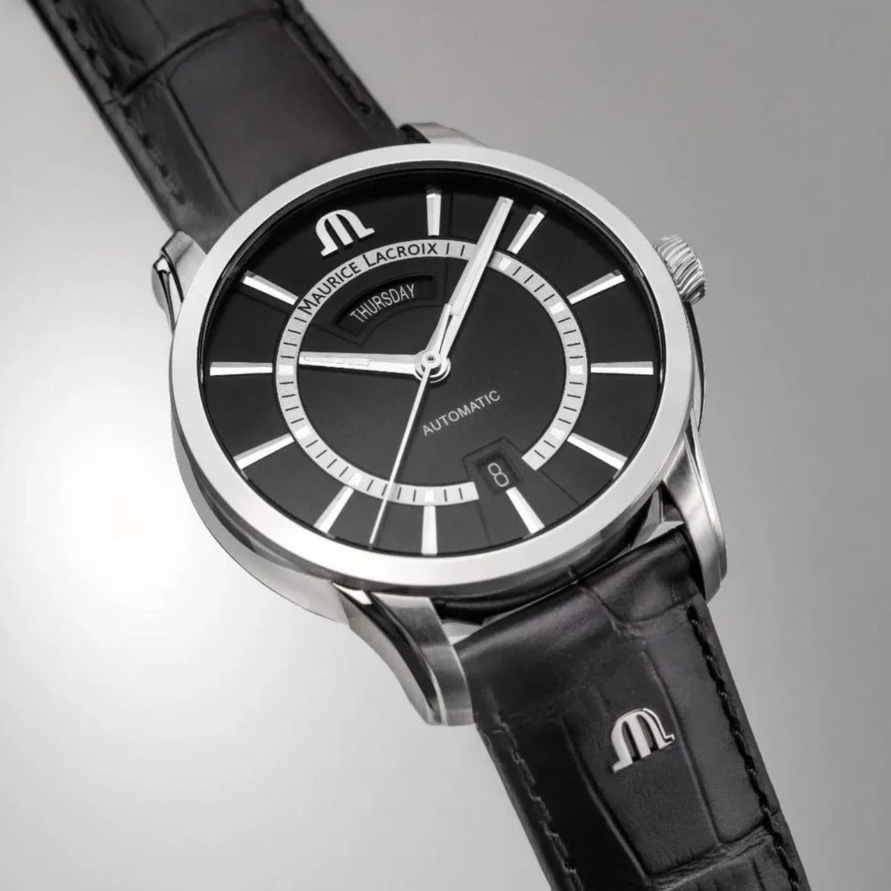 Maurice Lacroix Men’s Watch 41mm Pontos Day Date Black