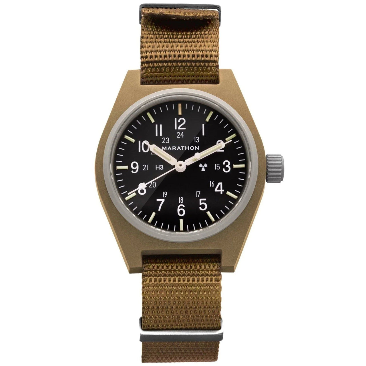 Mechanical Watch - Marathon General Purpose Mechanical (GPM) - 34mm No Government Markings Desert Tan WW194003DT-NGM