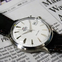 Thumbnail for Mechanical Watch - Orient Bambino 2nd Generation Men's White Watch FAC00005W0