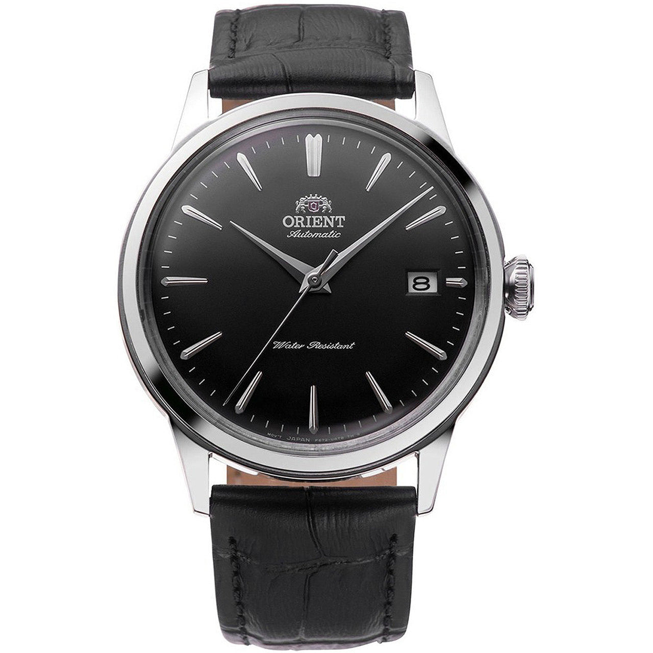 Orient Bambino Classic Men s Black Watch RA AC0M02B10B from Watches and Crystals Watches Crystals