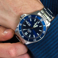 Thumbnail for Mechanical Watch - Orient Mako III Men's Silver Watch RA-AA0009L19B