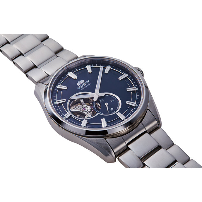 Mechanical Watch - Orient Open Heart Men's Silver Watch RA-AR0003L10B