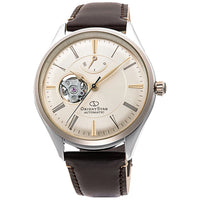 Thumbnail for Mechanical Watch - Orient Star Classic Semi Skeleton Men's Brown Watch RE-AT0201G00B