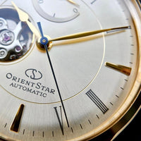 Thumbnail for Mechanical Watch - Orient Star Classic Semi Skeleton Men's Brown Watch RE-AT0201G00B