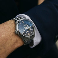 Thumbnail for Mechanical Watch - Orient Star Contemporary Layered Skeleton Men's Silver Watch RE-AV0B03B00B