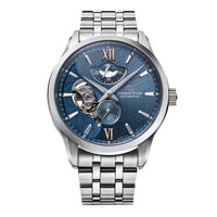 Thumbnail for Orient Star Contemporary Layered Skeleton Men's Silver Watch RE-AV0B08L00B