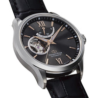 Thumbnail for Mechanical Watch - Orient Star Contemporary Open Heart Men's Black Watch RE-AT0007N00B