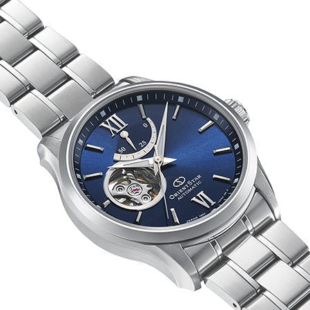 Mechanical Watch - Orient Star Contemporary Open Heart Men's Blue Watch RE-AT0001L00B