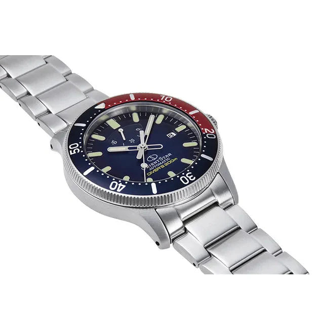 Mechanical Watch - Orient Star Diver's Men's Silver Watch RE-AU0306L00B