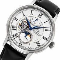 Thumbnail for Mechanical Watch - Orient Star Moon Phase Classic Men's Black Watch RE-AY0106S00B