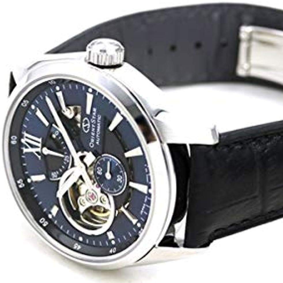 Orient Star Open Heart Men s Black Watch RE AV0005L00B from Watches and Crystals Watches Crystals