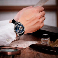 Thumbnail for Mechanical Watch - Orient Star Open Heart Men's Black Watch RE-AV0005L00B