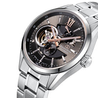 Thumbnail for Mechanical Watch - Orient Star Open Heart Men's Silver Watch RE-AV0004N00B