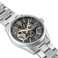 Thumbnail for Mechanical Watch - Orient Star Open Heart Men's Silver Watch RE-AV0004N00B