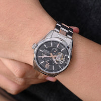 Thumbnail for Mechanical Watch - Orient Star Open Heart Men's Silver Watch RE-AV0004N00B