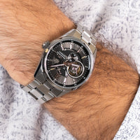 Thumbnail for Mechanical Watch - Orient Star Open Heart Men's Silver Watch RE-AV0004N00B