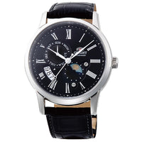 Thumbnail for Mechanical Watch - Orient Sun And Moon Men's Black Watch RA-AK0010B10B