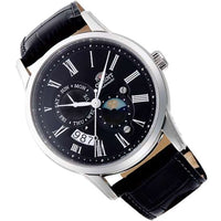 Thumbnail for Mechanical Watch - Orient Sun And Moon Men's Black Watch RA-AK0010B10B