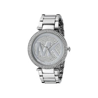 Thumbnail for Michael Kors Ladies Watch Parker Silver Gem Set MK5925