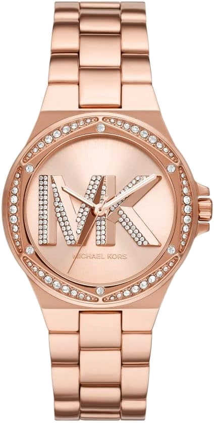 Michael Kors Ladies Watch Lennox 37mm Rose Gold MK1063