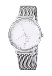 Thumbnail for Mondaine Watch Helvetica No1 Light White