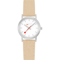 Thumbnail for Mondaine Ladies Watch Classic White Beige