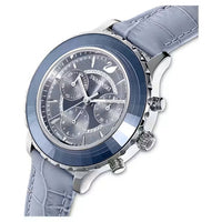 Thumbnail for Swarovski Octea Lux Chronograph Ladies Blue Watch 5580600