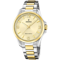 Thumbnail for Festina Cream Solar Energy Men's Two-Tone Watch