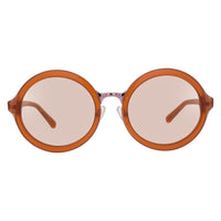 Thumbnail for Phillip Lim Sunglasses Round Rose and Pink Nickel with Pink Tinted Lenses Category 1 - PL11C32SUN - Watches & Crystals