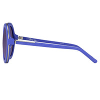 Thumbnail for Phillip Lim Sunglasses with Round Blue and Electric Blue Lenses Category 3 - PL11C17SUN - Watches & Crystals