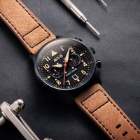 Thumbnail for Pilot Watch - AVI-8 Carey Dual Time Debden Watch AV-4088-03