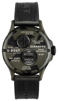 Thumbnail for U-Boat Men's Watch Darkmoon 40mm Camouflage Grey 9551