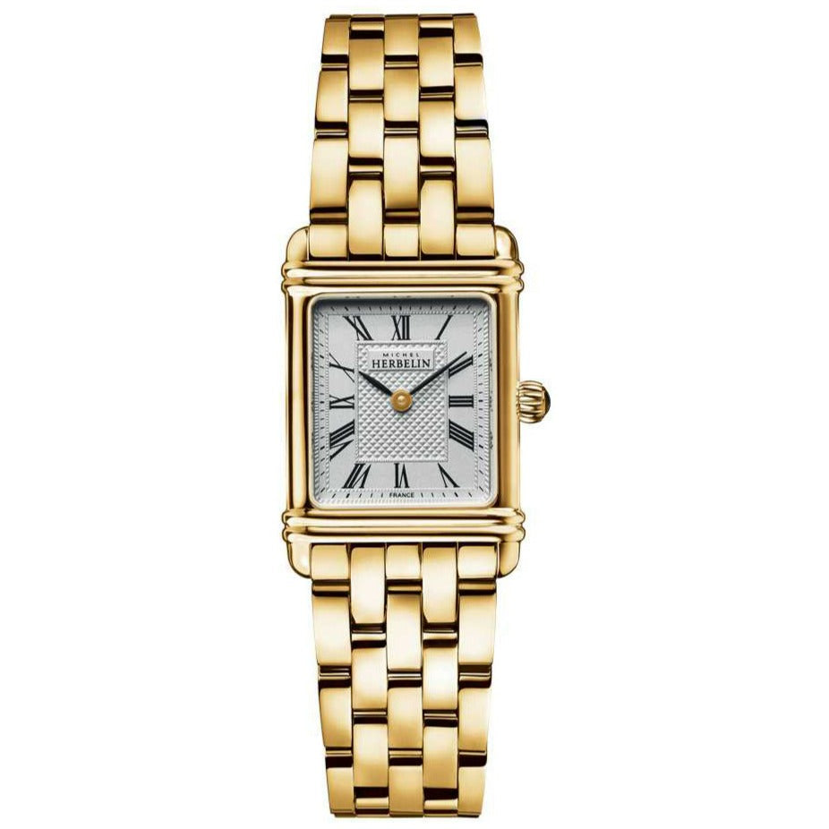 Herbelin Art Deco Ladies Gold Watch 17478BP08