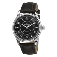 Thumbnail for Revue Thommen Day Pointer  Men's 43mm Stainless Steel Black Automatic Watch