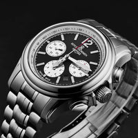 Thumbnail for Revue Thommen Men's Airspeed XL 46mm Chronograph Automatic Black Dial Watch