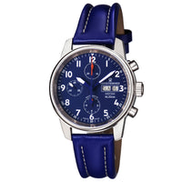 Thumbnail for Revue Thommen Airspeed Men's 42mm Blue Chronograph Automatic Watch