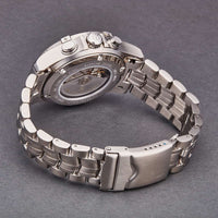 Thumbnail for Revue Thommen Airspeed Men's 44mm Blue Dial Stainless Steel Chronograph Automatic Watch