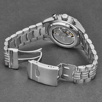 Thumbnail for Revue Thommen Aviator Men's 42mm Black Stainless Steel Chronograph Automatic Watch