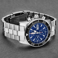 Thumbnail for Revue Thommen Diver Men's 45mm Blue Stainless Steel Automatic Chronograph Watch